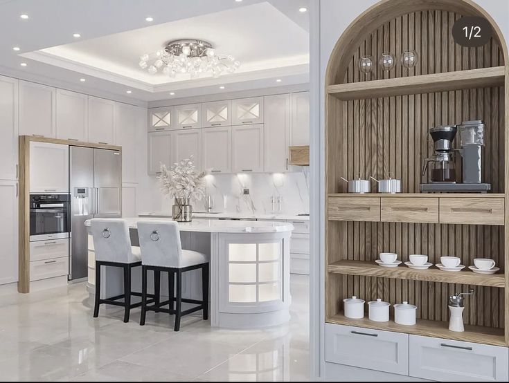 کابینت نئوکلاسیک پوششی 7